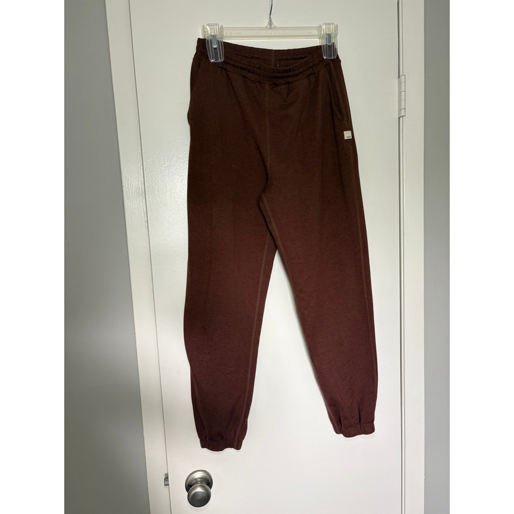 NEW Vuori Performance Jogger XS Mahogany Heather Brown VW457 Sweatpants
